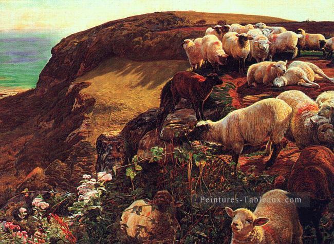 Sur les côtes anglaises William Holman Hunt Peintures à l'huile
